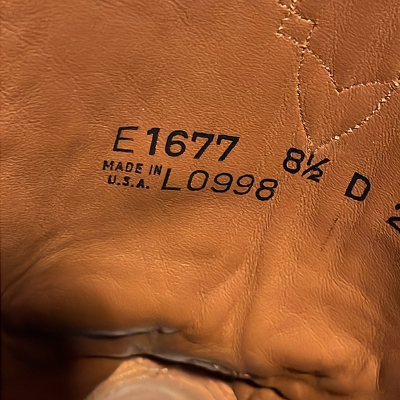 Men’s Lucchese oxblood western roper cowboy boots 8.5 - Picture 13 of 13